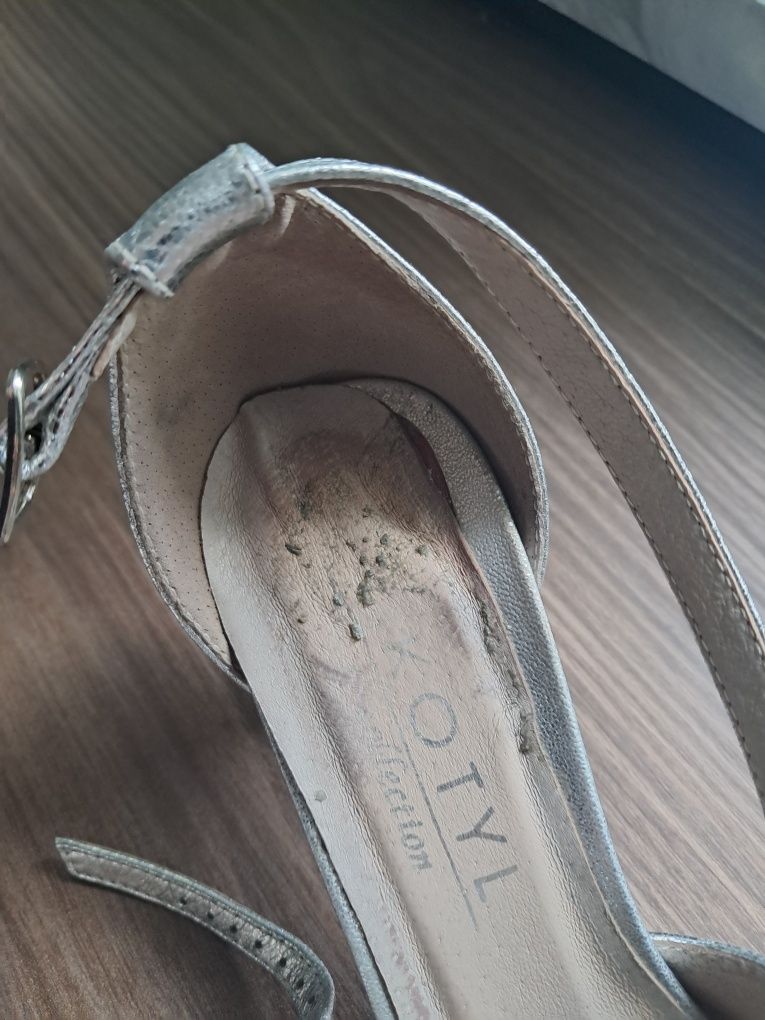 Buty ślubne Kotyl 6cm obcasie, rozm. 37