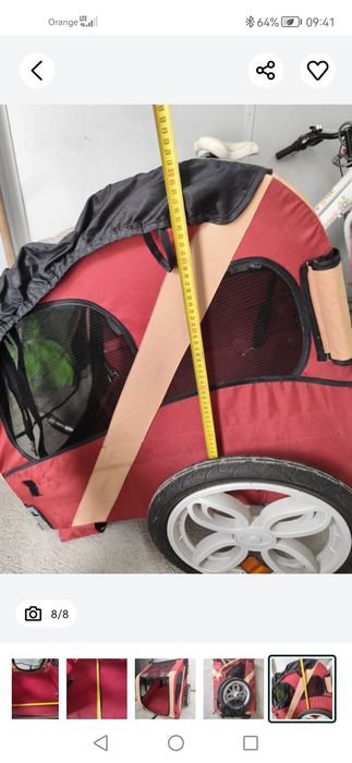 Przyczepka transporter rowerowy dla psa