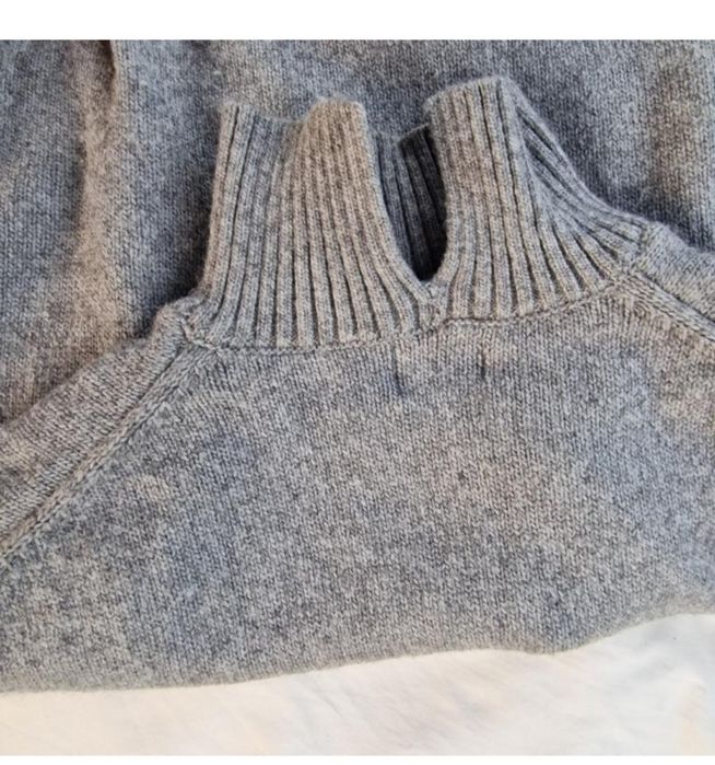 Вязаное тёплое платье оверсайз