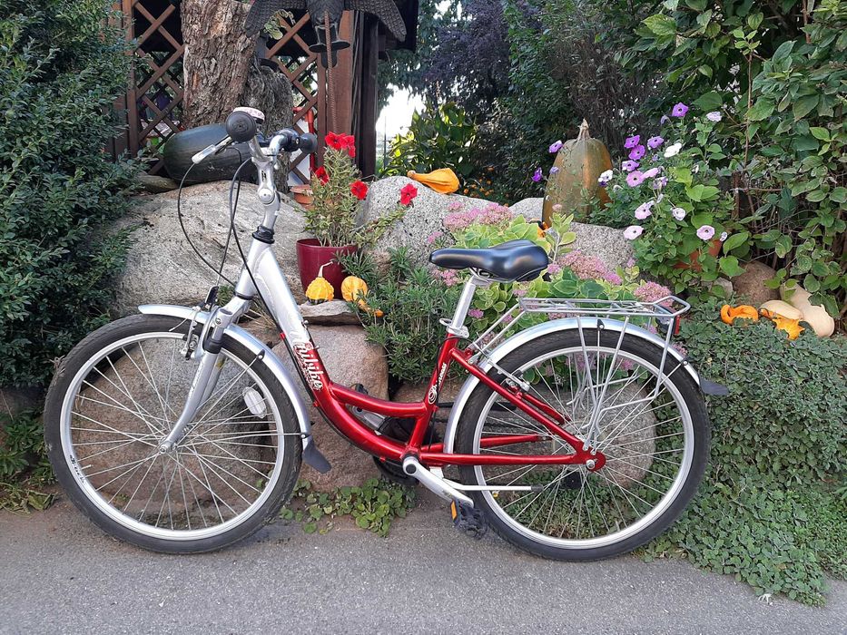 Rower Dziewczynka 24" jak NOWY Unibike