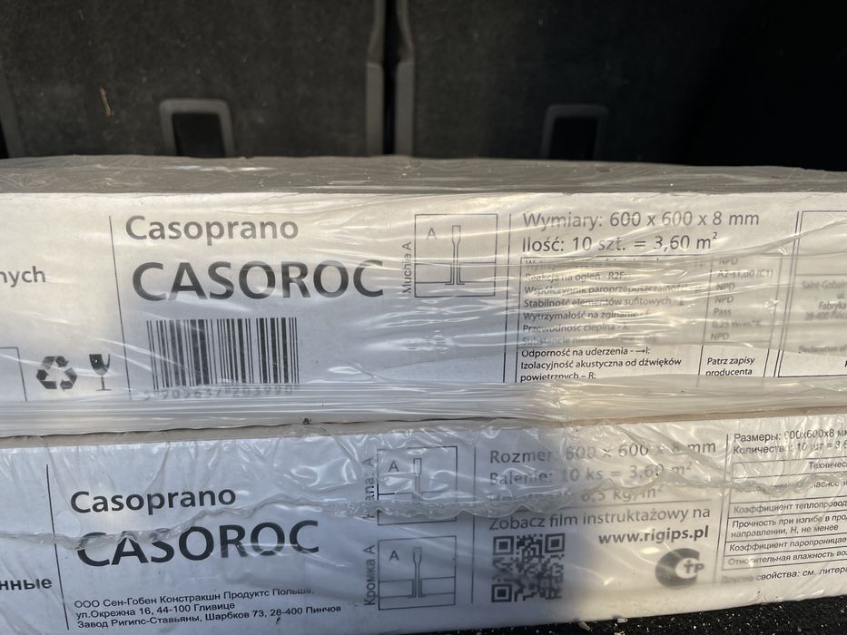 Płyty rigips casoroc