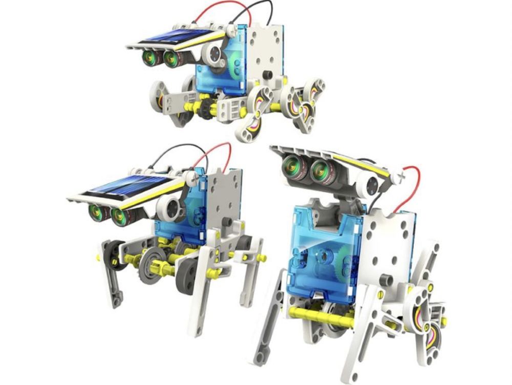 Edukacyjny Zestaw Solarny Robot 13w1 - Pies, Łódka Itp