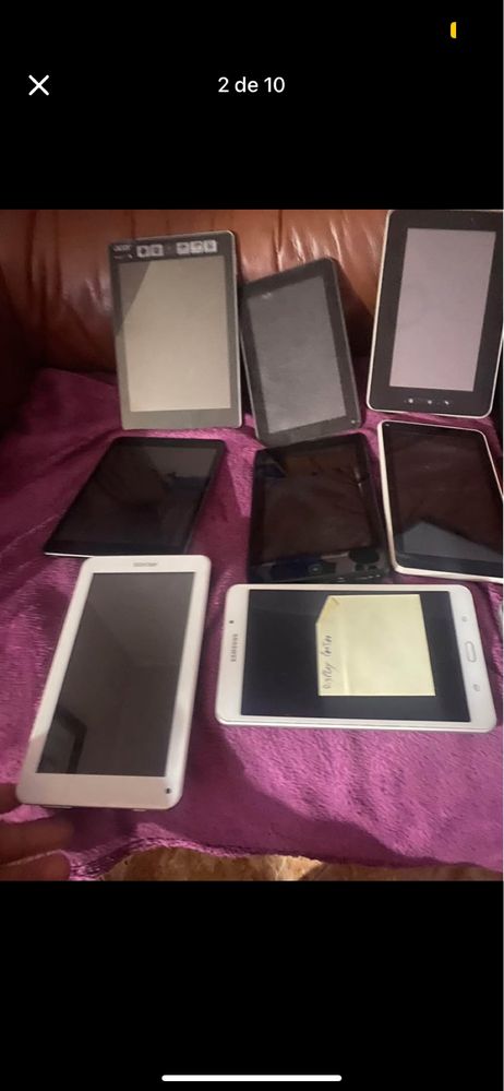 Lote completo telemoveis tablets capas pliculas