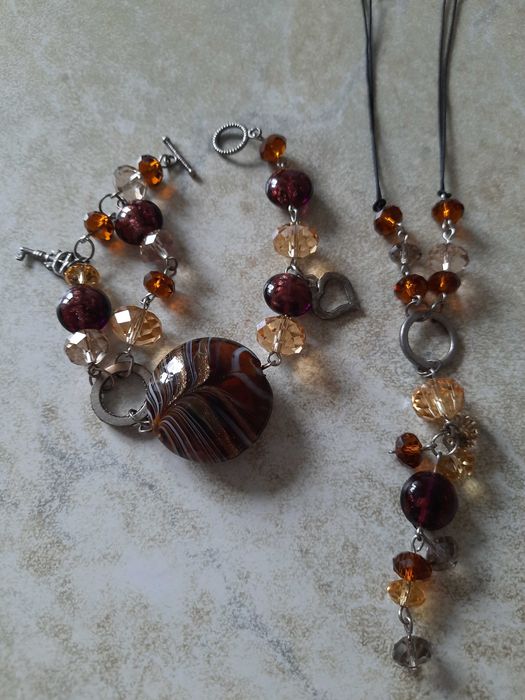 Комплект браслет и подвес