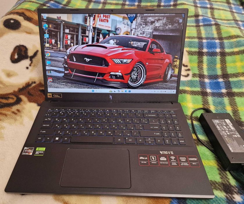 Acer Nitro V15Gaming/IPS 165Hz/Ryzen®5 6600H/16DDR5/SSD512/RTX2050 4GB