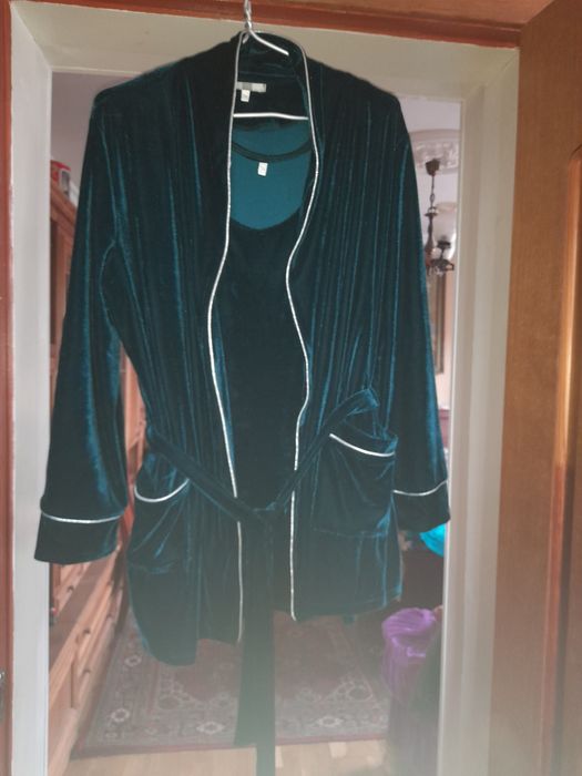 Домашня велюрова кофта двійка