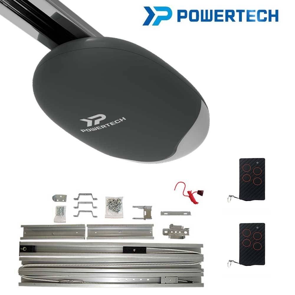 Envio grátis- Motor com calha porta seccionada POWERTECH PG80 NOVO