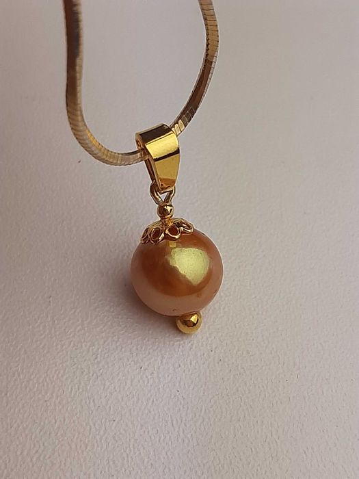 zawieszka złota perła