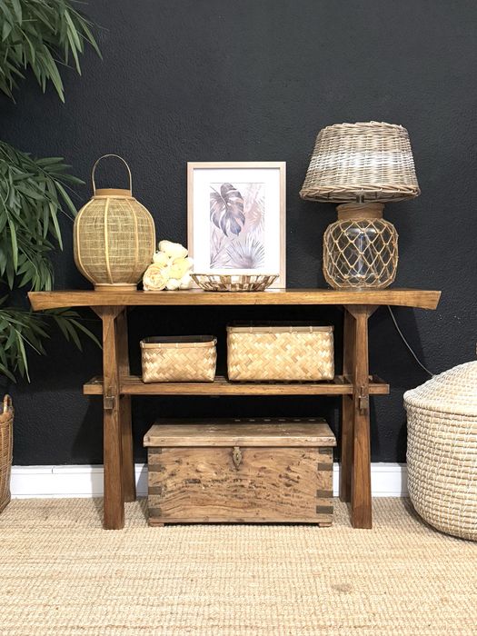 altar, aparador, consola, movel, entrada, olmo, oriental, rustico