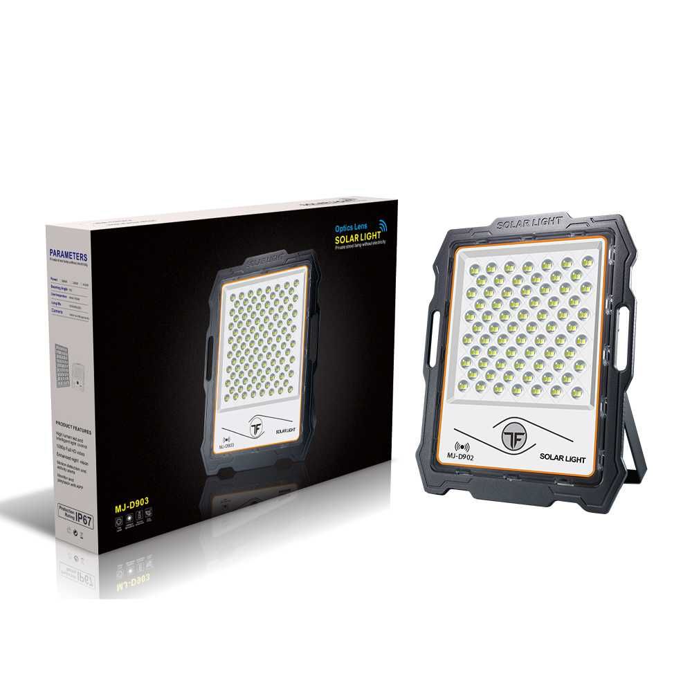 АКЦІЯ!!! Прожектор 200W з сонячною панелю з датчиком руху та пультом