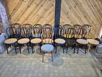 25x Drewniane krzesło Fameg A-18 Thonet gięte, klasyczne ponadczasowe