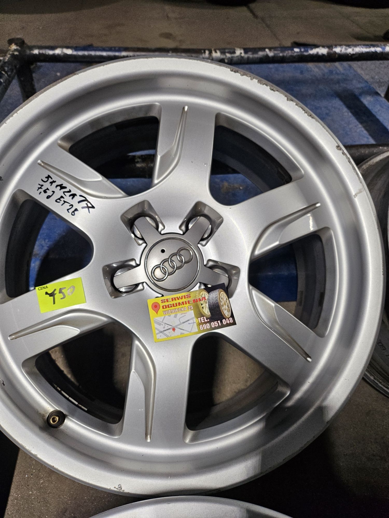 Alufelgi Audi 5x112x17/Montaż/Wysyłka/Gwarancja /