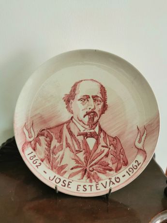 Aveiro - José Estevão - prato em faiança S. Roque