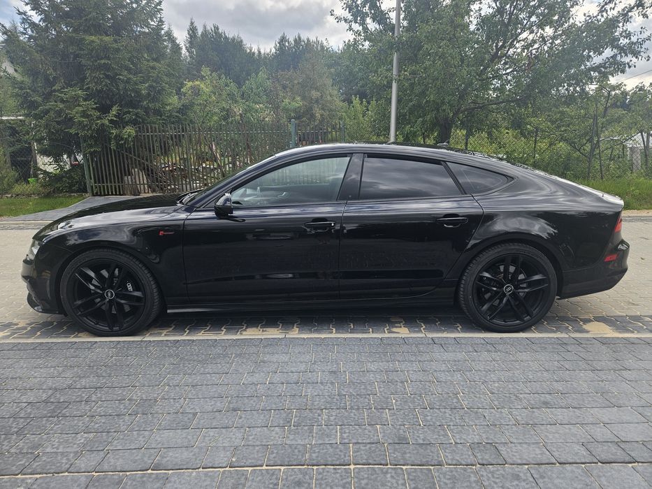 Audi a7 c7 3.0 tfsi wersja Prestige my2015 brązowe wnętrze bez wkładu