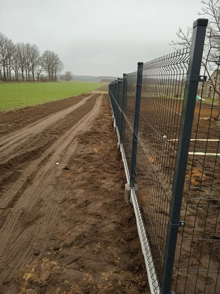 Ogrodzenie Panelowe Furtka Brama Napęd Panele 1,53 montaż