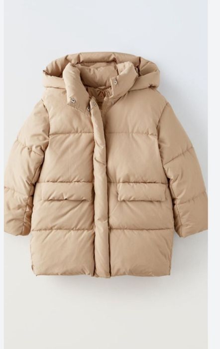 Пуховик дитячий zara куртка зимова
