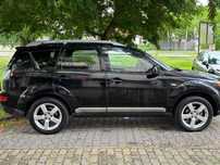 Mitsubishi Outlander II 2008 – uszkodzony, dwumasa, turbo, klima