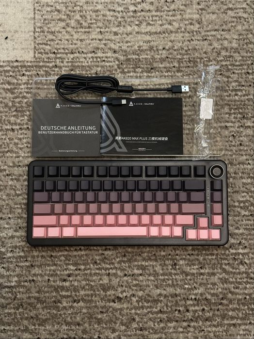 ‼️ Продам клавиатуру ajazz ak 820 max plus беспроводная. Красивый цвет