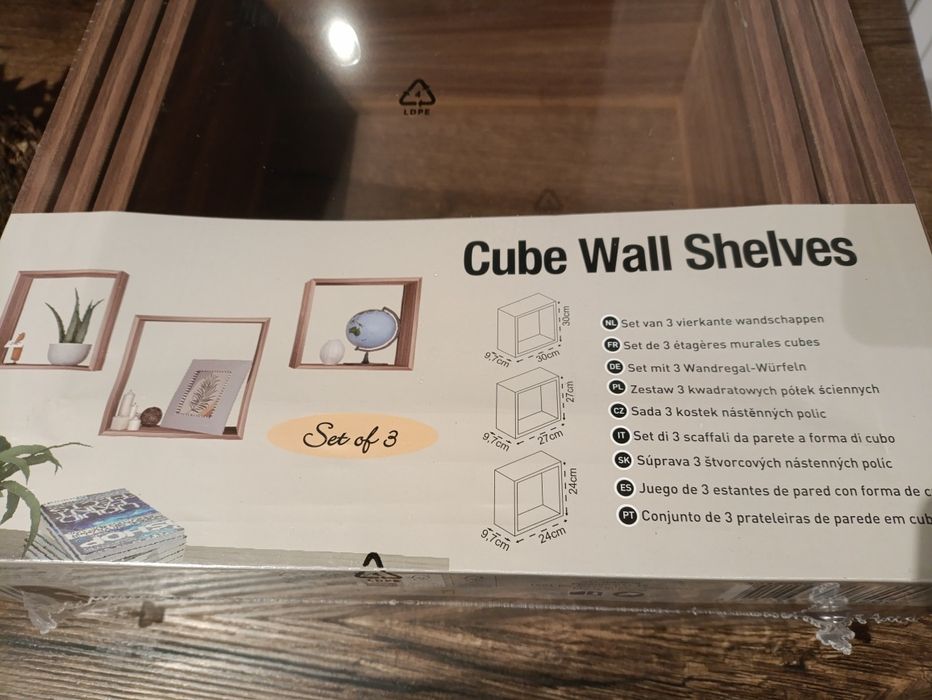 Półki ścienne komplet