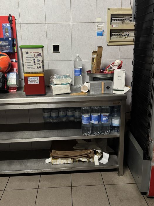 Bancada usada em inox