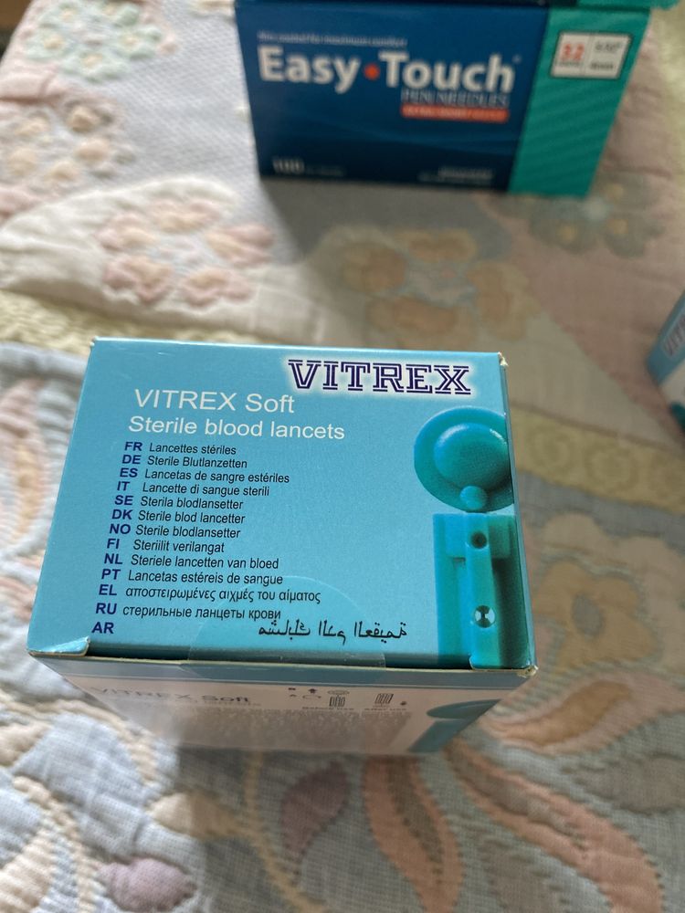 Ланцет для глюкометру Vitrex Soft lancetter 30G 200 sшт Данія