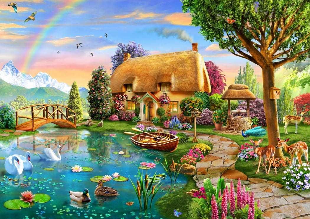 Puzzle Bluebird 6000 "Lakeside Cottage"