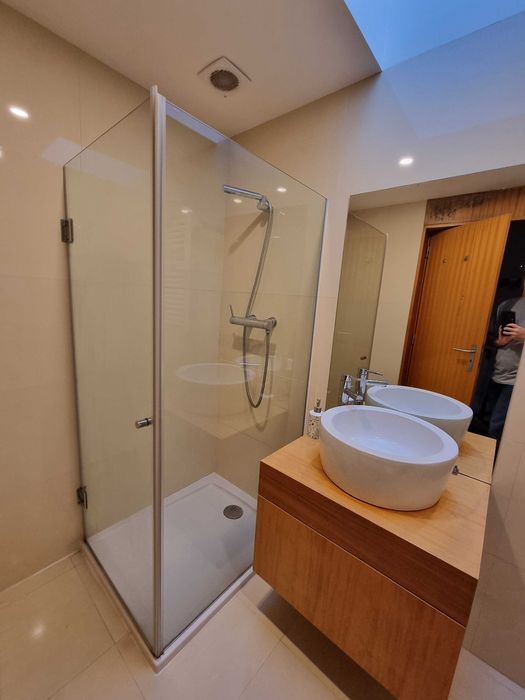 Proteção duche de 90x70cm