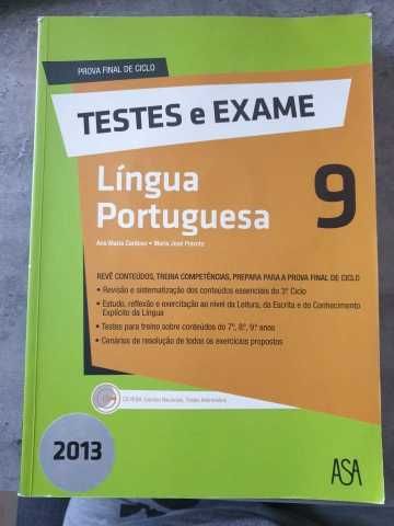 Testes e Exame - Língua Portuguesa 9º Ano
