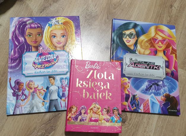 Zestaw 3 książek Barbie