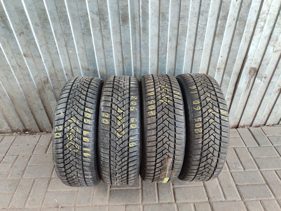 Шини dunlop 205/60 r16 зима 20-й рік