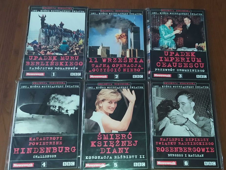 Nowa  Kolekcja Newsweeka 25 płyt DVD Dni Które Wstrząsnęły Światem