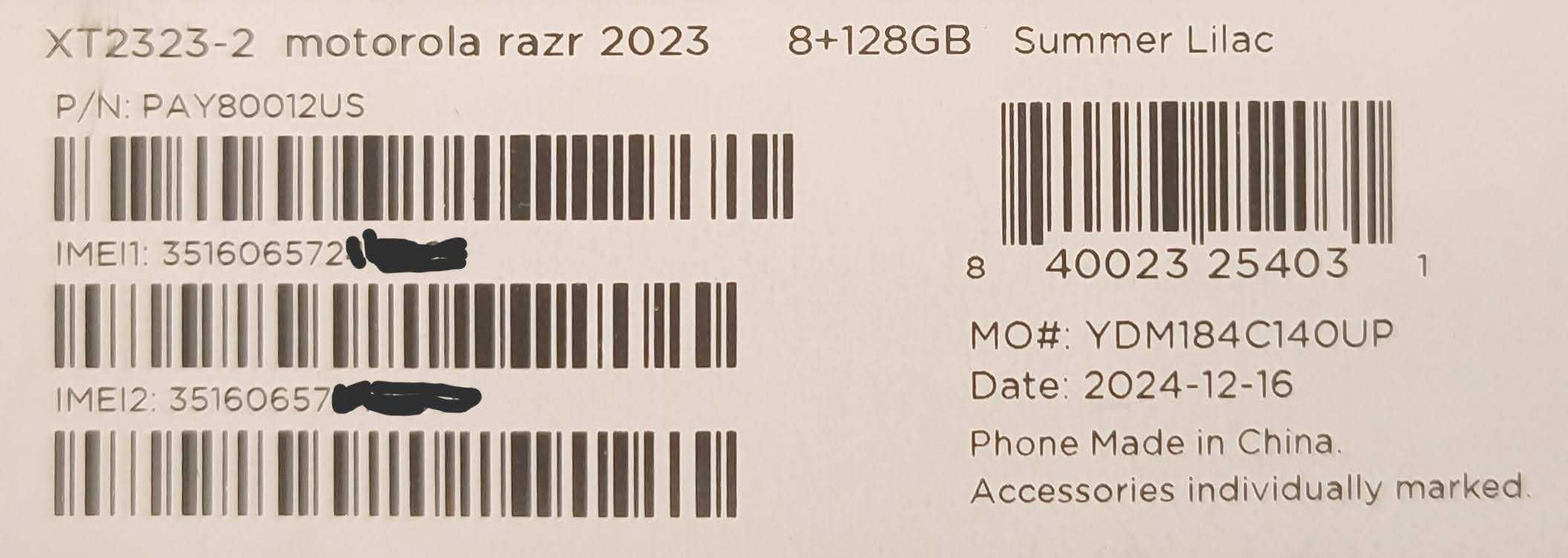 Motorola RAZR 2023