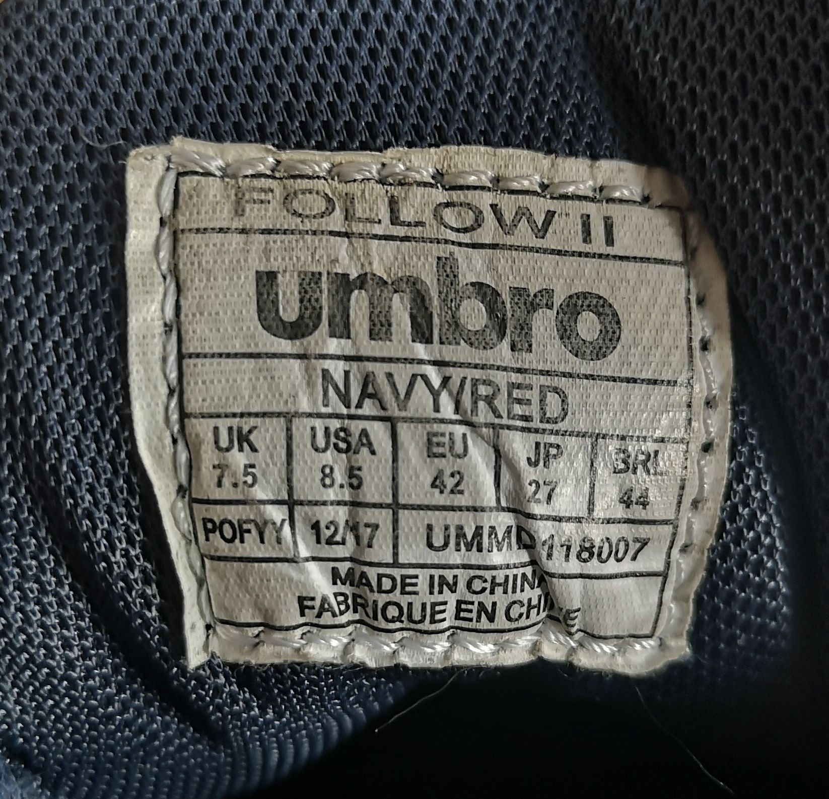 Buty Umbro Follow II r. 42