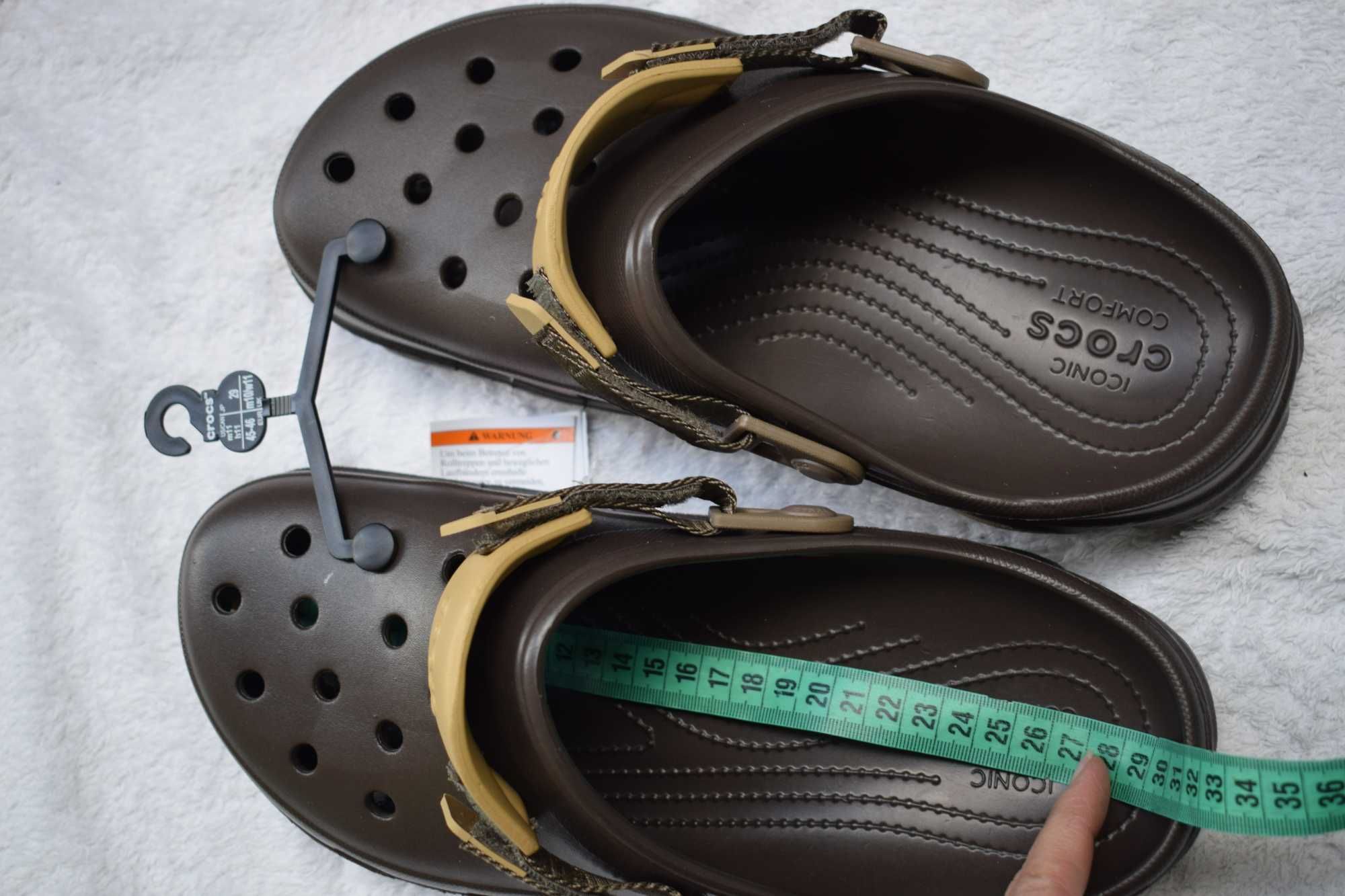 кроксы шлепанцы шлепки сланцы тапки сабо р. 46 29,5 см Crocs M 11 30,5