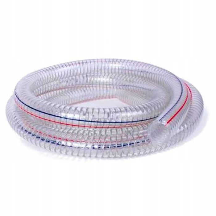 WĄŻ do spuszczania PALIWA 1m 25MM ZBROJONY WZMACNIANY Ssący Ssawny ON