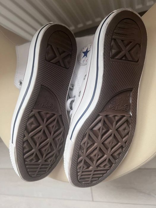 кожанные конверсы converse all star Chuck Taylor кеды кроссовки высоки