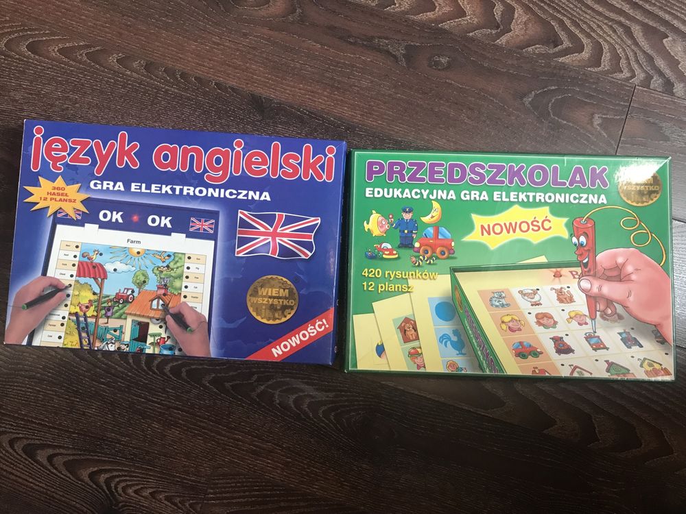 Przedszkolak i Język Angielski gra edukacyjna , elektroniczna