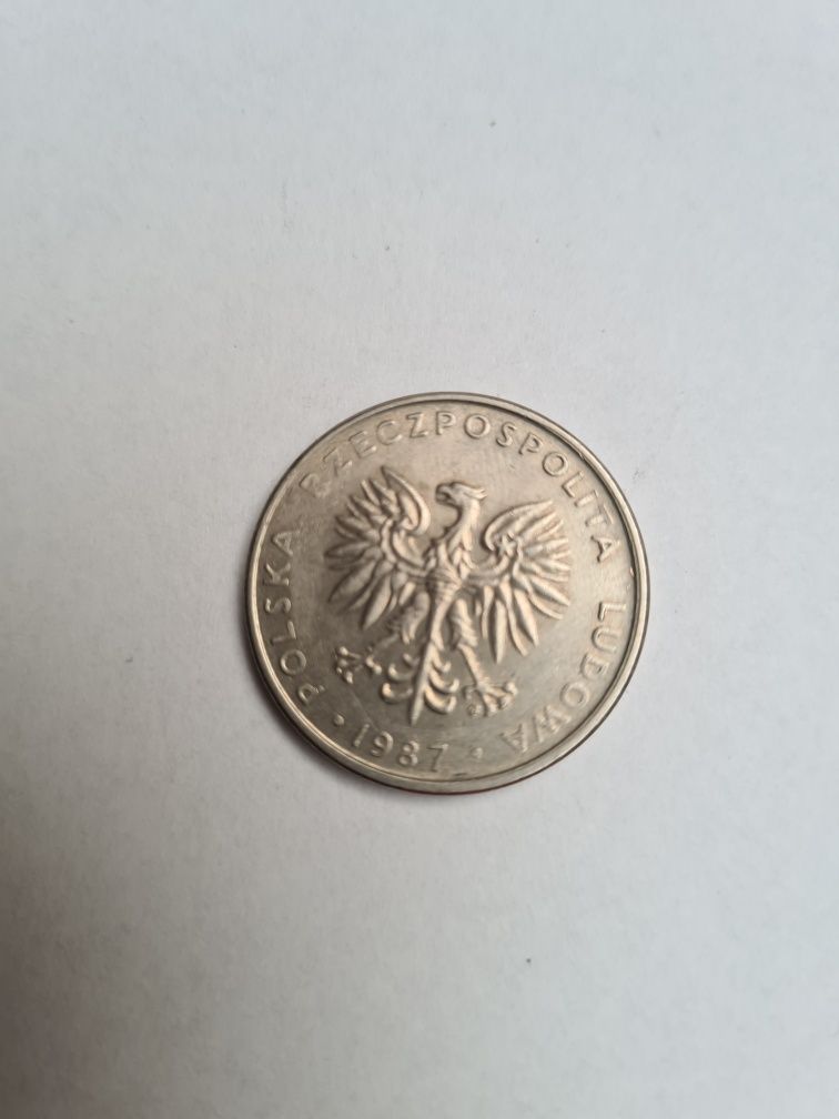 Moneta obiegowa 20 zł  z 1987 r.
