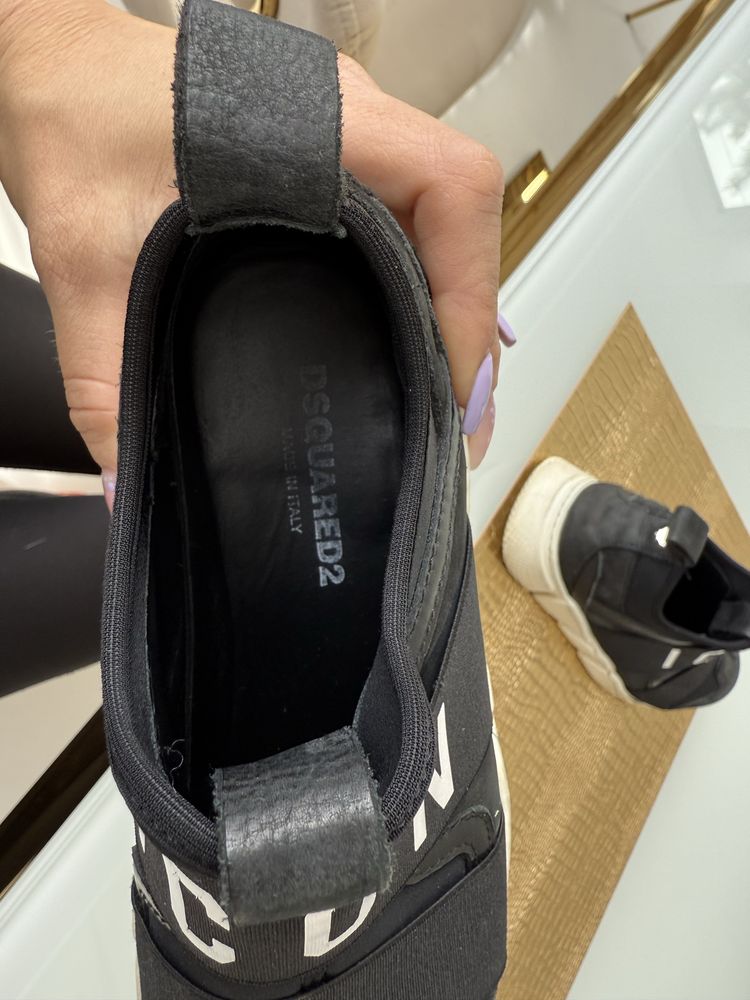 Dsquared Icon sneakersy czarne 36