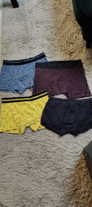 L Sinsay H&M męskie bokserki 4 pary