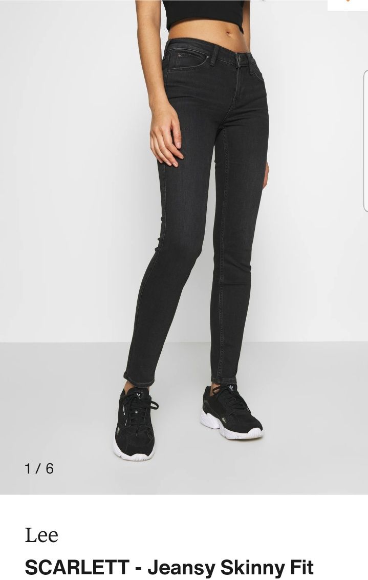 Spodnie Lee SCARLETT -Jeansy Skinny Fit