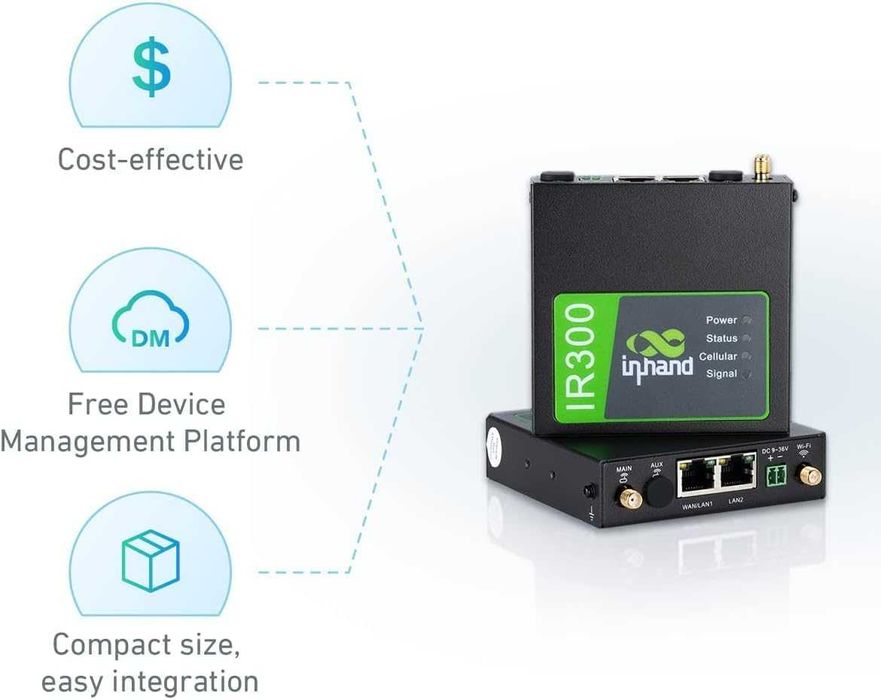 InHand Networks IR302 kompaktowy router przemysłowy 4G