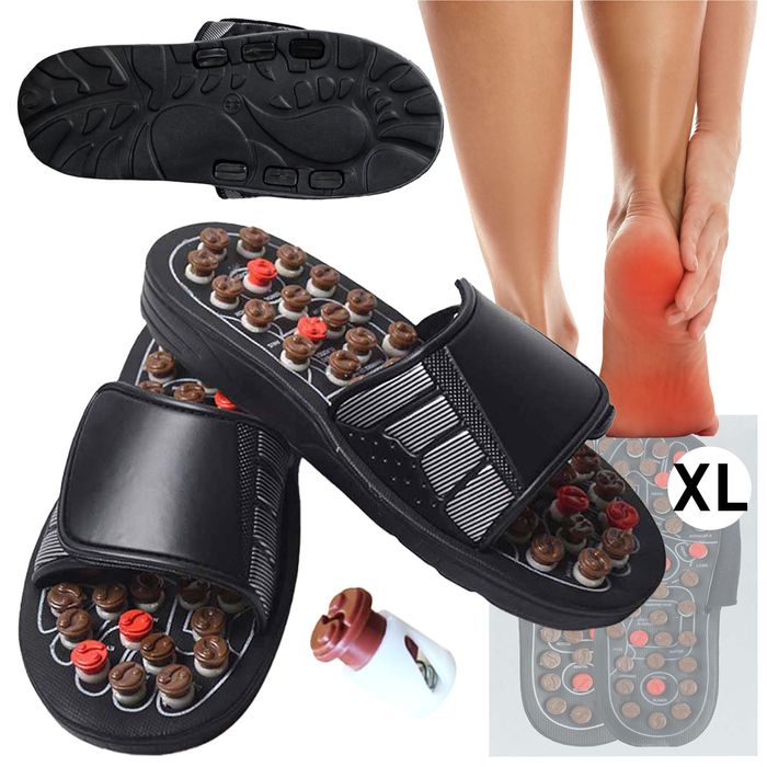 Klapki Masujące do Akupresury Stóp Fakirki -  XL (44-45): 29,5 cm