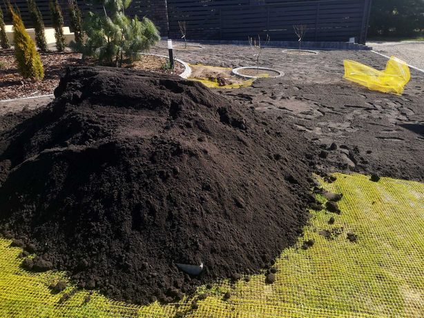 Czarnoziem Humus ziemia siana pod trawnik warzywa transport wywrotką
