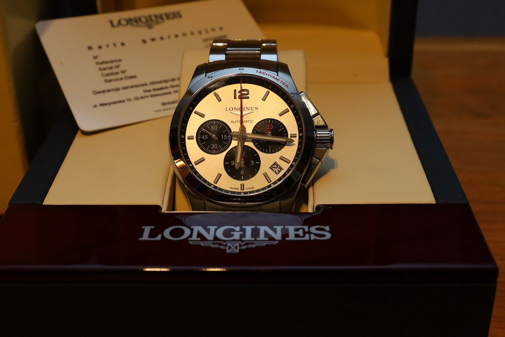 Longines Conquest chrono automatic po Full Serwis