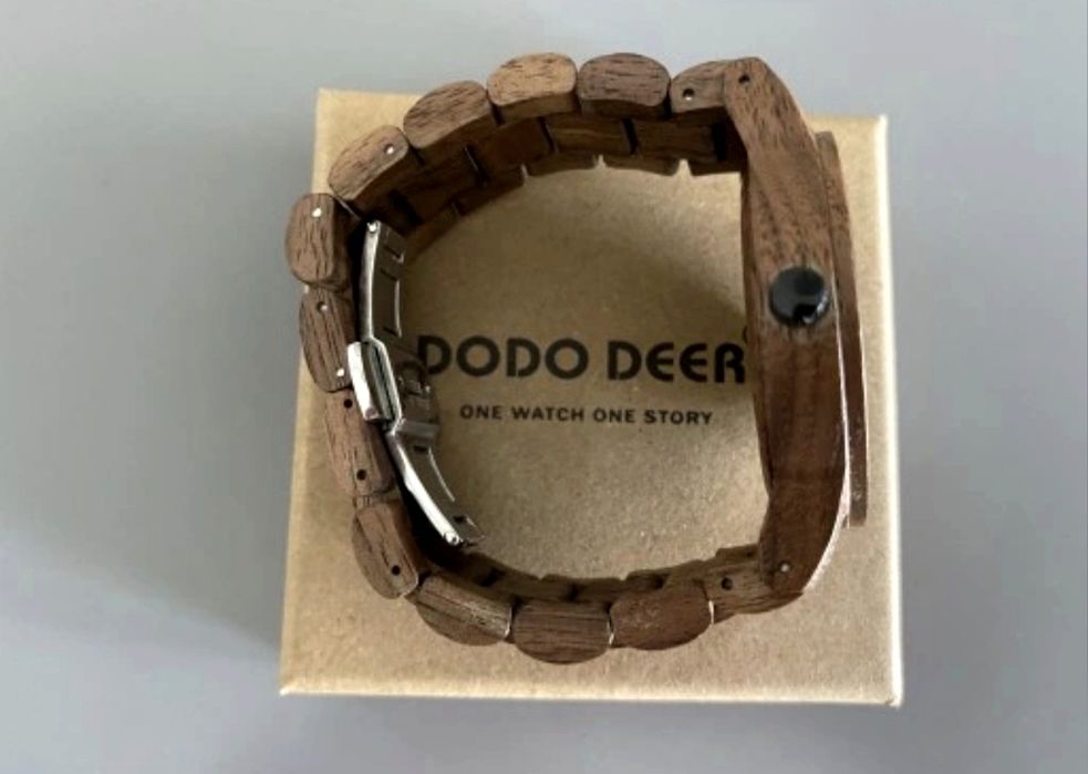 Zegarek męski DODO DEER naturalne drewno, nowa bateria