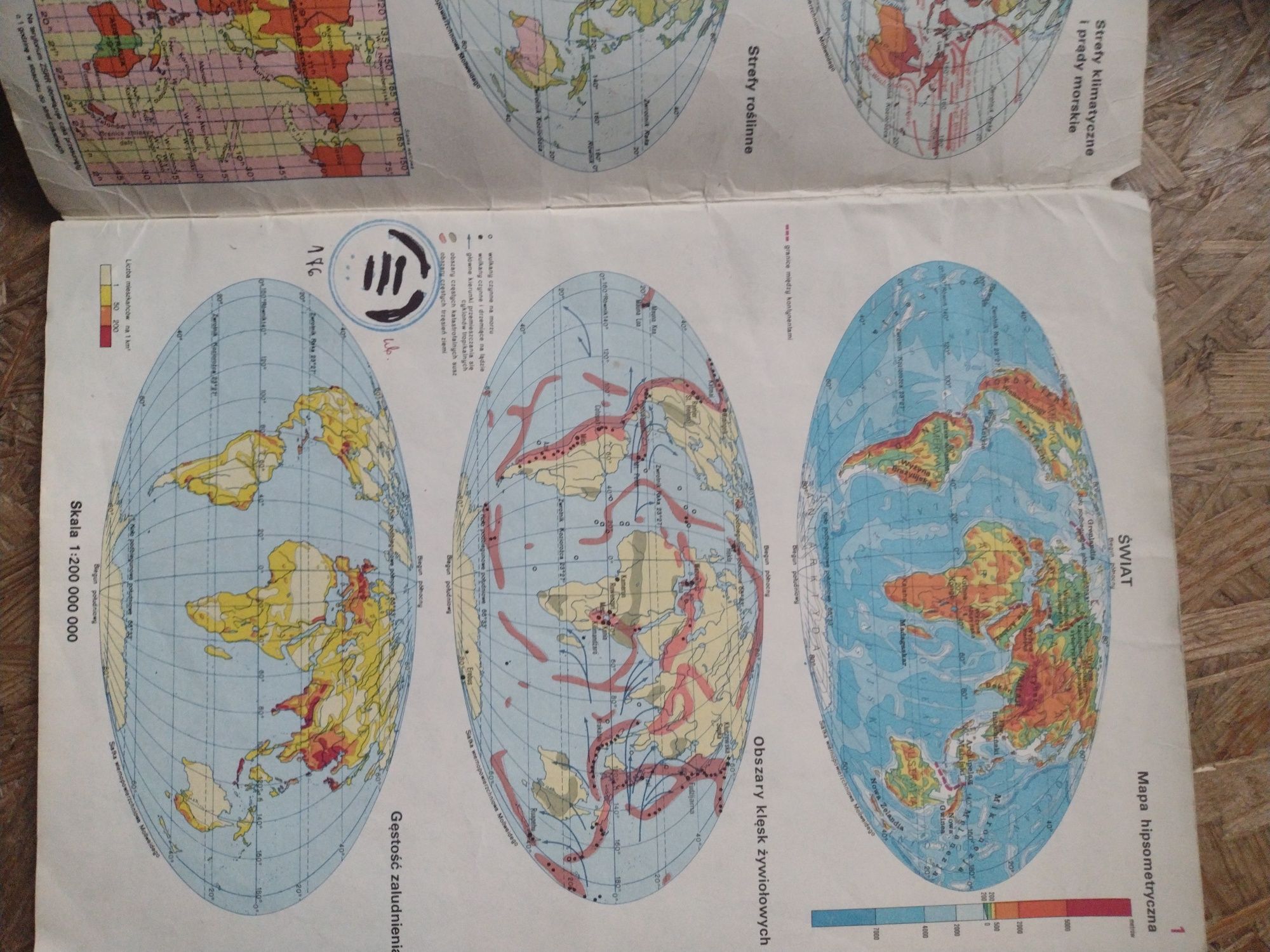 Atlas geograficzny dla klasy V 1987