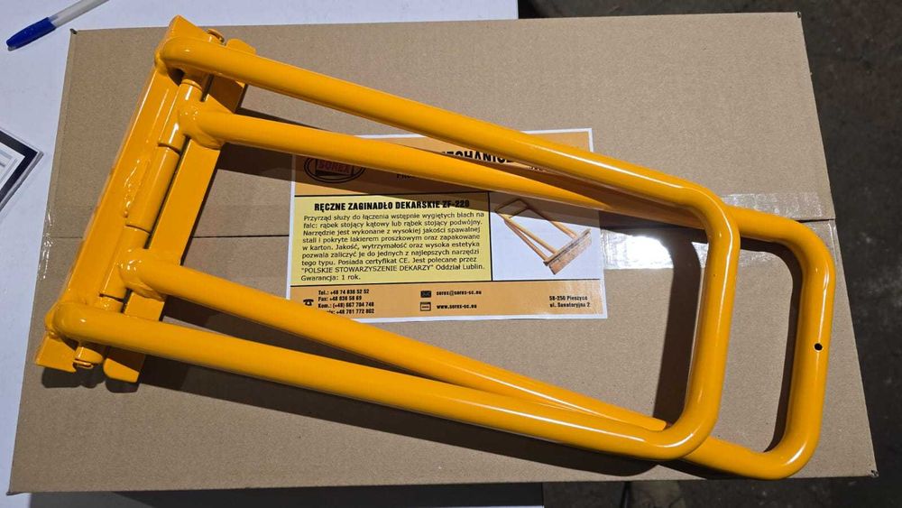 Zaginarka Sorex 2160/1,0 mm + Nóż krążkowy