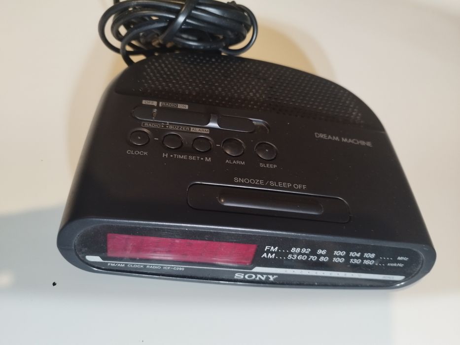 Radio despertador Sony