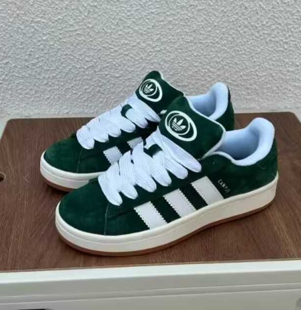 adidas Campus 00s DarkGreen Cloud White 42